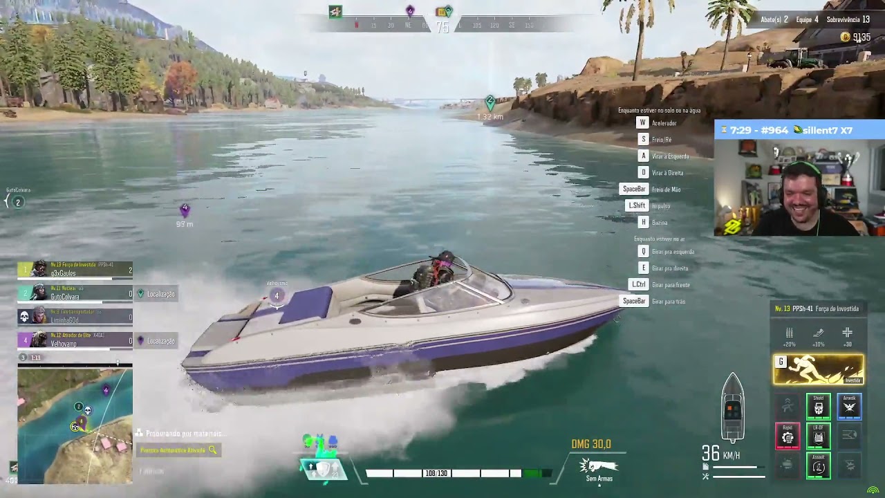 Gaules ATROPELOU O LIMINHA de Lancha