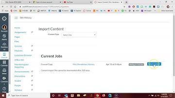 Canvas: Importing Content from One Course to Another