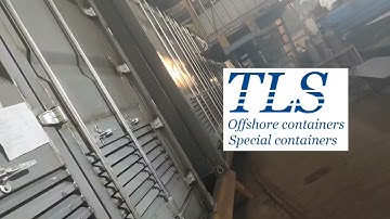 TLS OFFSHORE CONTAINERS PRODUCTION LINE WELDING LINE ASSEMBLY LINE
