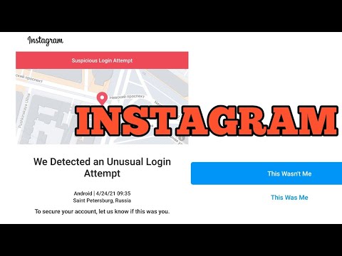 Instagram We Detected An Unusual Login Attempt ∣ We detected an unusual login attempt