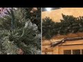 making festive “GARLAND” out of an old Christmas tree