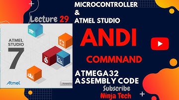 ANDI command in Atmega32 using ATMEL STUDIO 7 Assembly | Tutorial | Part 29