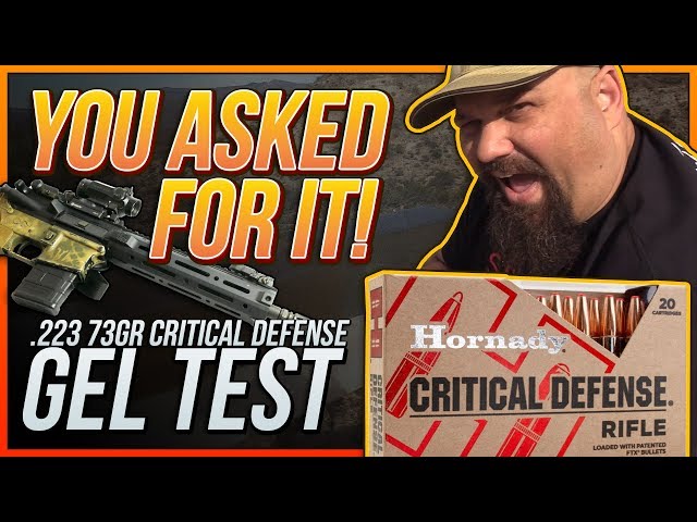 You Asked For It! 73gr Critical Defense 16 Inch Gel Test