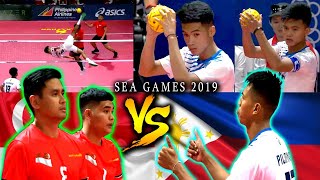 Sepak Takraw - PHILIPPINES VS SINGAPORE ! Team C ! 30th SEA Games 2019 ! Doubles Event