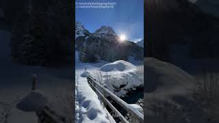 Balancing act between spring and winter in Switzerland