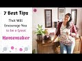 How To Be An Efficient Homemaker / Best Homemaking Tips To Be A Great Homemaker