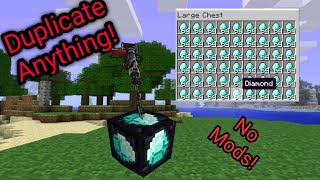 Minecraft Bedrock - 1.15 Duplication Glitch (Duplicate anything)