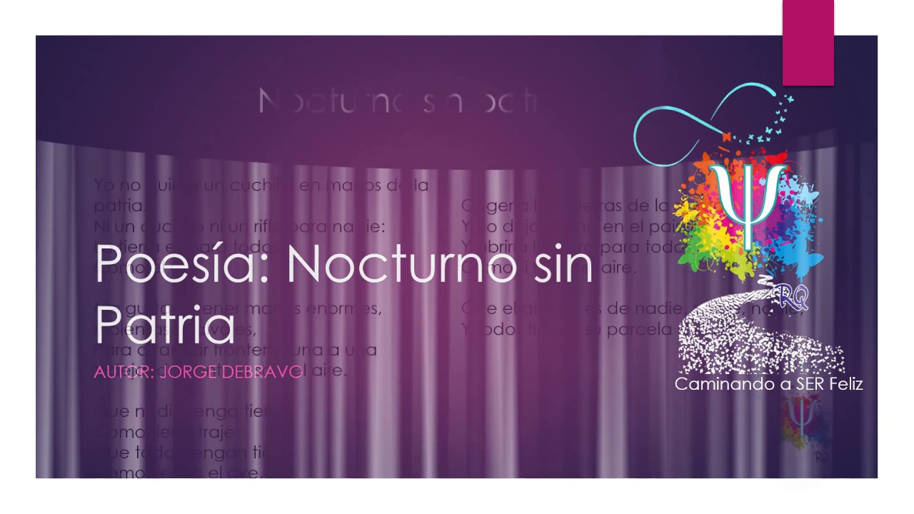 Nocturno sin patria (poema) de Jorge Debravo - YouTube