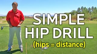 Simple Golf Hip Turn Drill to Get More Distance