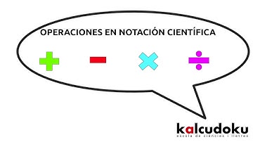 OPERACIONES en NOTACIÓN CIENTÍFICA. Suma, resta, multiplicación y división - Fácil y Rápido