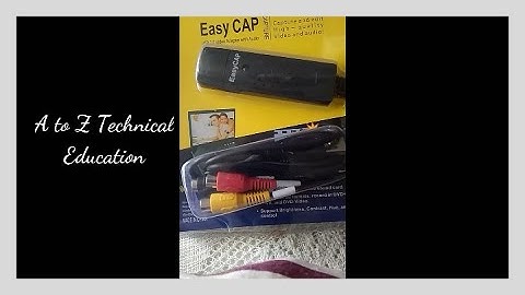 EASY CAP USB 2.0 VIDEO ADAPTER WITH AUDIO UNBOXING