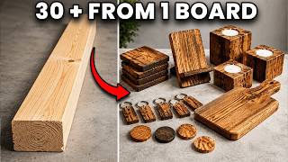 How I Turn ONE 2x4 Into 30 Products That SELL OUT Every Time