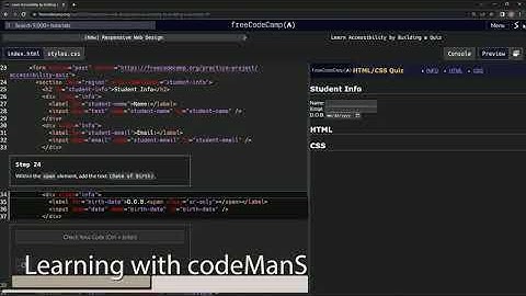 learn2code | freeCodeCamp (New) Responsive Web Design  -  Building a Quiz: Step 24