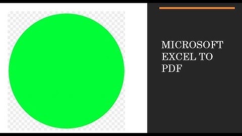 HOW TO CONVERT EXCEL TO PDF WITHOUT LOSING FORMATTING OR CUTTING OFF PAGE
