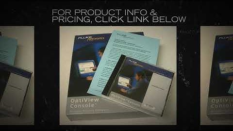 Fluke OVC OptiView Console Network Analysis 2000