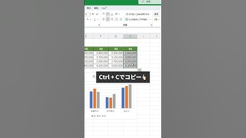 グラフを一瞬で作成するショートカット！#excel #エクセル #パソコンスキル