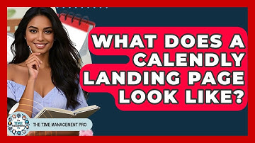 What Does A Calendly Landing Page Look Like? - The Time Management Pro