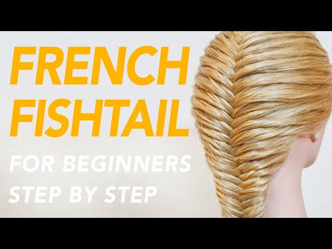 How To French Fishtail Braid Step by Step For Beginners [CC] | EverydayHairInspiration