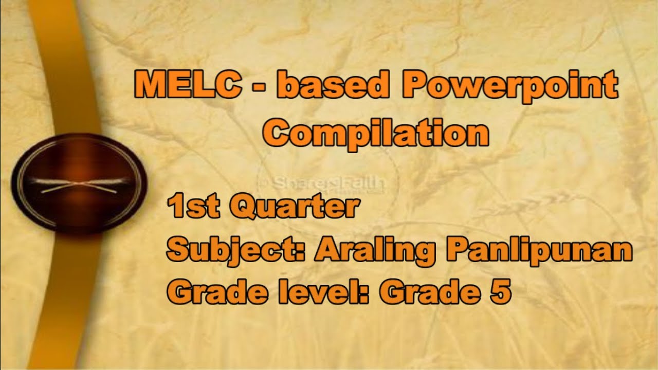 powerpoint presentation grade 5 1st quarter melc based quarter 1