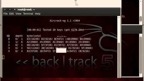 WEP Cracking with BackTrack 5