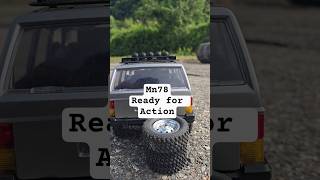 Loaded up and ready for the climb! MN78 RC Crawler 🛞 #cherokee #automobile