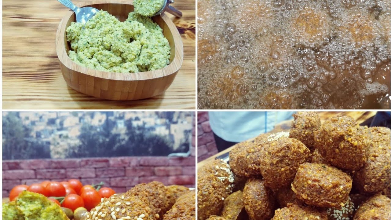 طريقة عمل فلافل الفلسطيني على اصوله