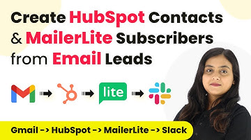 Automatically Create HubSpot Contacts & MailerLite Subscribers from Email Leads