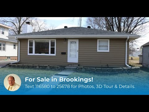 1004 1st St, Brookings, SD home video tour