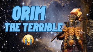 Building one of the worst legos in the game. Is Orim as bad as people think? | Watcher of Realms