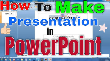 How to Make Presentation in Microsoft PowerPoint 2007 | Presentation Basics