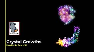 Crystal Growths with Houdini and ComfyUI