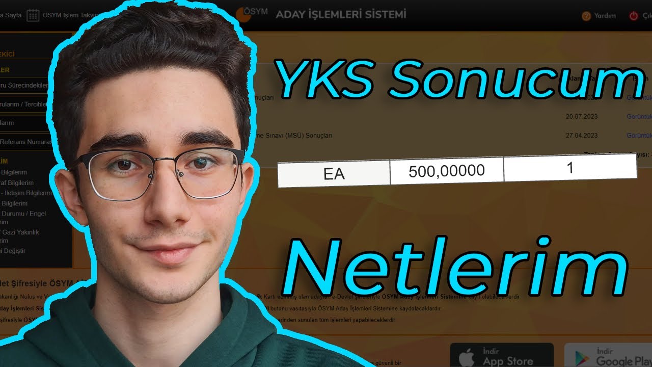 YKS SONUCUMA BAKIYORUM -  TÜRKİYE 1.si Netleri - YKS 2023