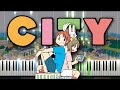 CITY THE ANIMATION OP - "Hello" / Furui Riho (Piano)