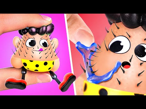 Help This Hairy Guy!👀🤢 Best Fidgets and Diys From Trash Can