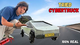 I Built a Cybertruck out of Trash☠️ | Tesla
