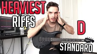Heaviest Riffs: D Standard chords