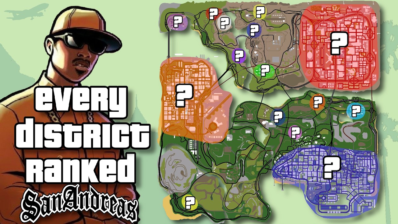 Ranking Every Town in GTA: San Andreas from WORST to BEST!!