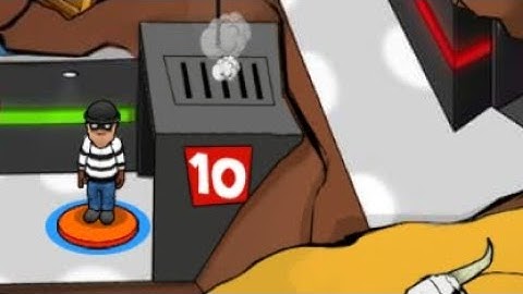 Robbery Bob chapter 3 level 10 ( secret exit )