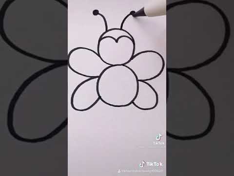 Video Cách vẽ con ong đơn giản - youtube