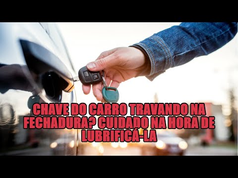 Car key stuck in the lock? Be careful when lubricating it