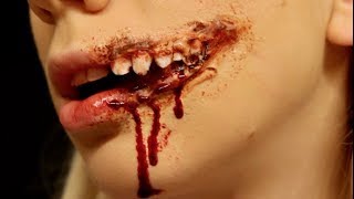 Slashed Mouth - SFX Makeup Tuotiral