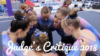 Judge's Critique 2018