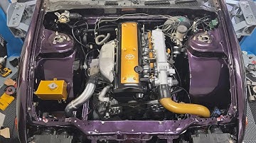 1JZ Challenge - Engine Install & FIRST START!