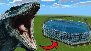 MCPE: How To Make a Mosasaurus Roller Coaster