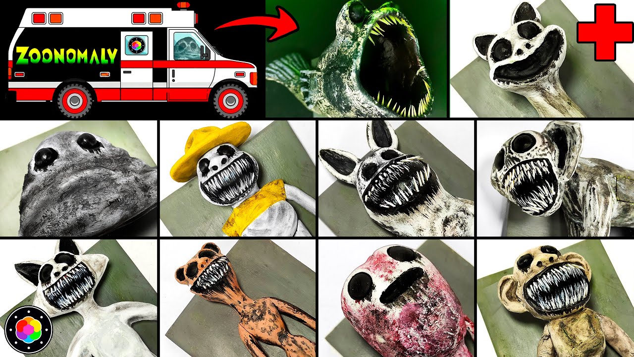 OPERANDO a TODO ZOONOMALY #2! 🌳⚠️ (Monster Fish, Zookeeper, Smile Cat y) Plastilina | PlastiVerse
