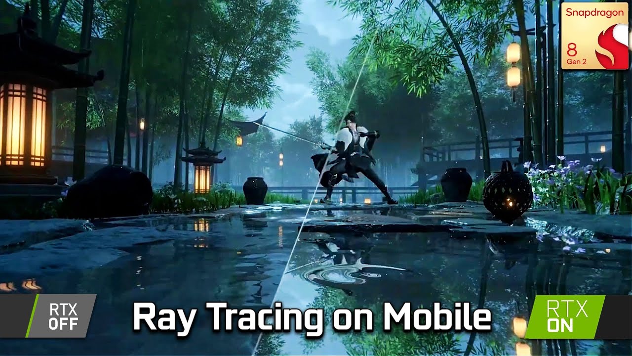 Ray Tracing on Mobile | Snapdragon 8 Gen 2 with Hardware-Accelerated ...