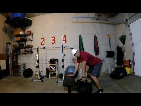 Backpack single arm rows