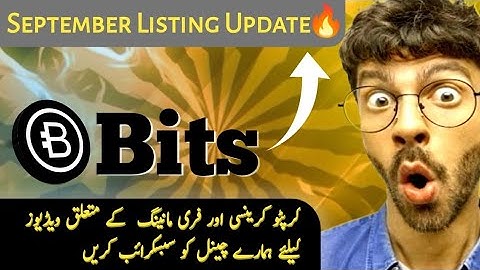 Bits Airdrop 1Day Left | Bits Airdrop Date Out | Bits New Project Withdrawal 💸💸💵💵 & Listing Date