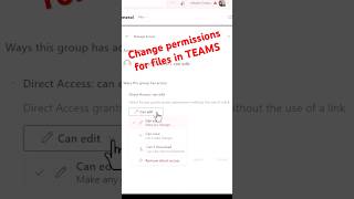 Fix Your Teams File Sharing Problems In 30 Seconds short