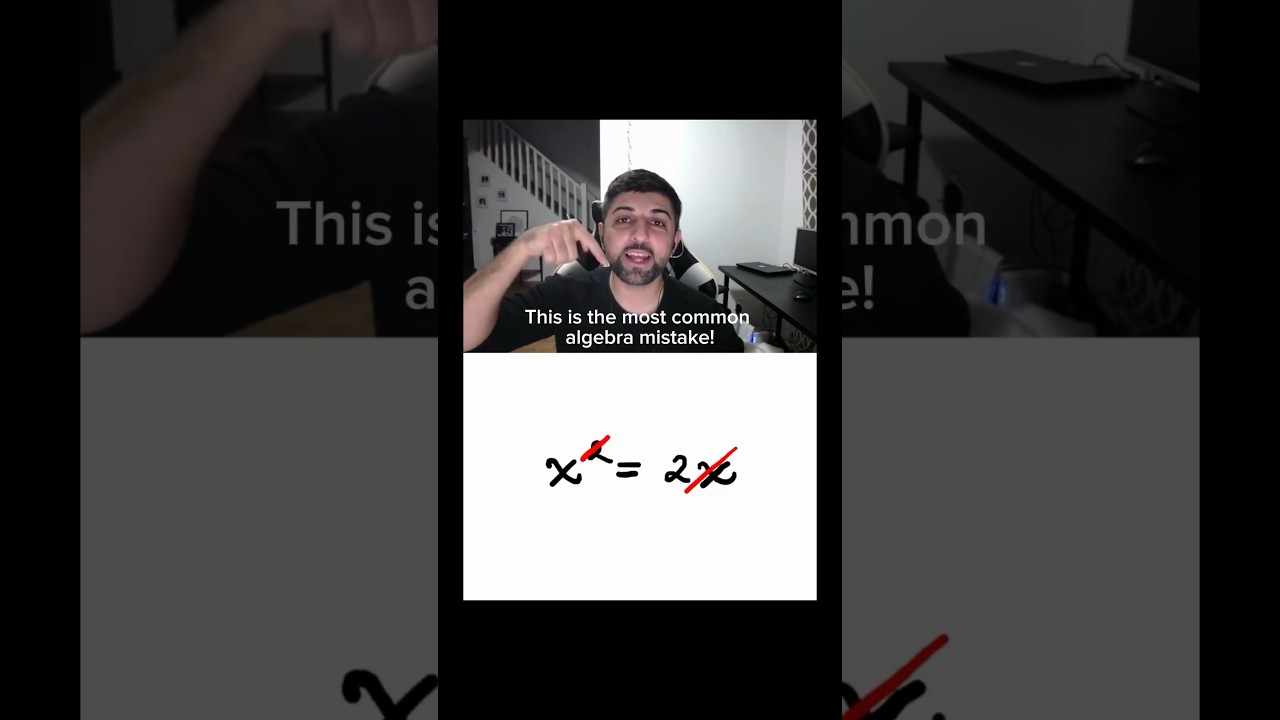 The most COMMON algebra mistake